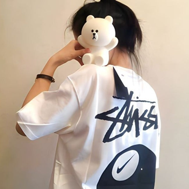 (국내배송, 당일출고) 나이키 & 스투시 NRG 8볼 반팔 티셔츠