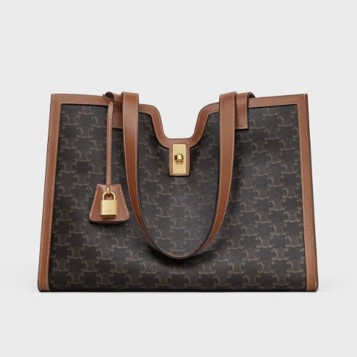 셀린느 트리옹프 카바스 16 숄더 토트백