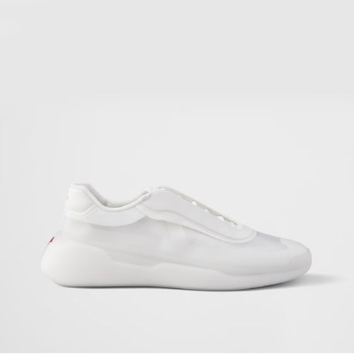 프라다 아메리카 컵 리나일론 사이클 스니커즈 화이트