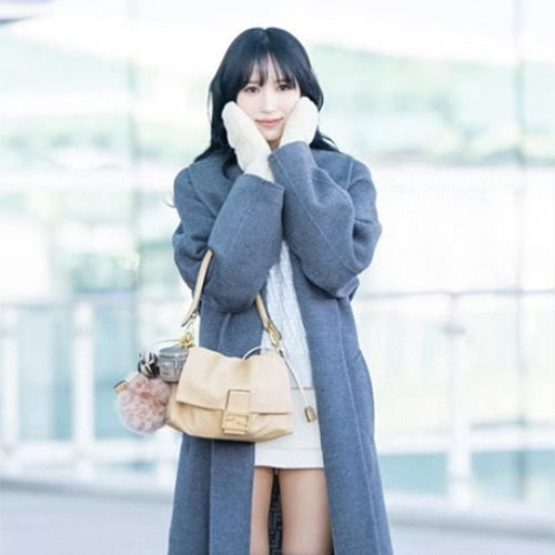 펜디 맘마백 숄더 크로스백 베이지 ~3size~ (미나,이성경,우기 착용)