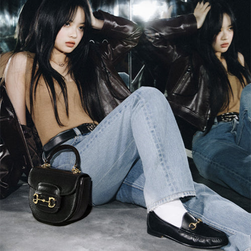 구찌 1953 홀스빗 여성 로퍼 블랙 (뉴진스 착용)