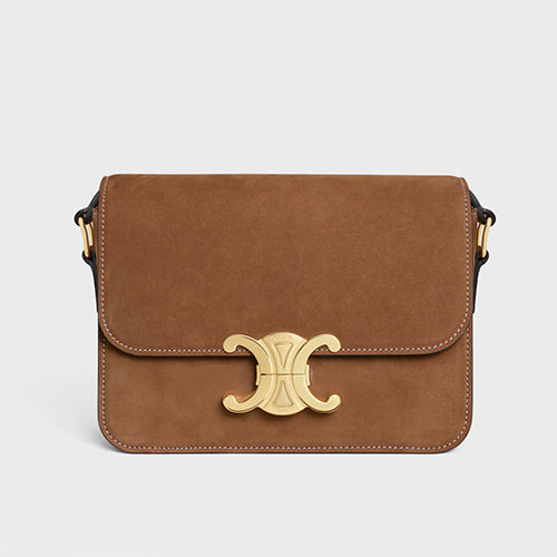 셀린느 틴 트리옹프 크로스백 카멜