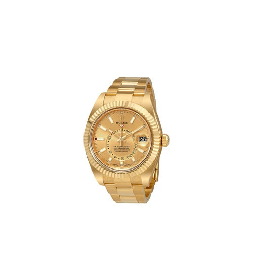 로렉스 SKY-DWELLER 오이스터 옐로우 골드 42MM - 정지훈 (비)착용-