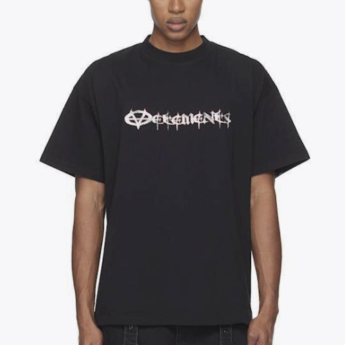 (국내배송) 베트멍 메탈 로고 오버핏 반팔 티셔츠