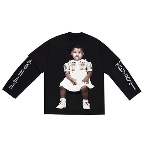 (국내배송) 칸예웨스트 돈다 하우스 레이어드 롱슬리브