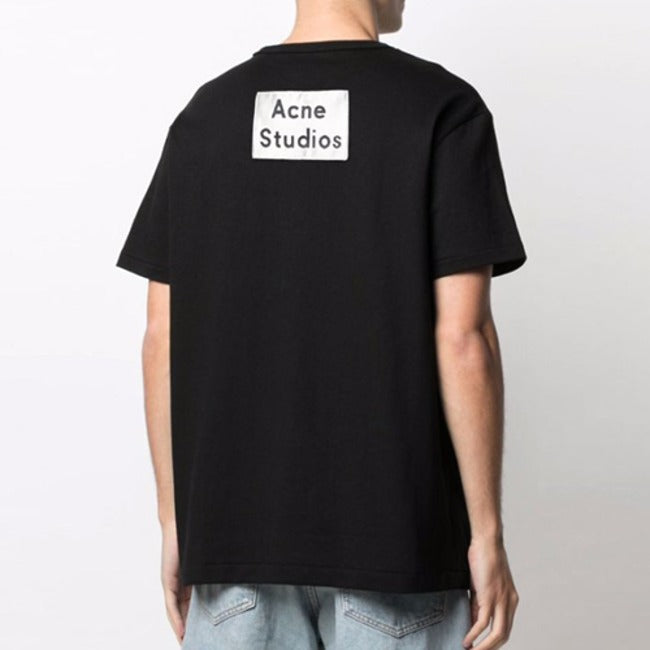 (국내배송) 아크네 백 로고 패치 반팔 티셔츠 ~2Color~