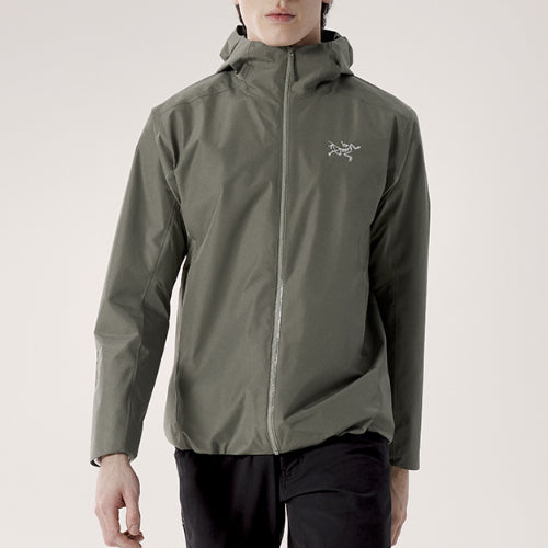 아크테릭스 솔라노 후디 바람막이 자켓 포리지