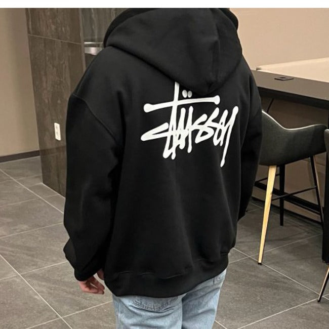 (국내배송) 스투시 베이직 백로고 후드 집업 ~3Color~
