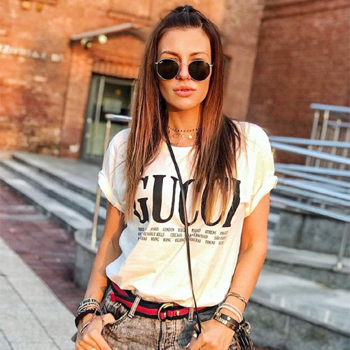 (국내배송, 당일출고) 구찌 19SS CiTY T-SHIRT