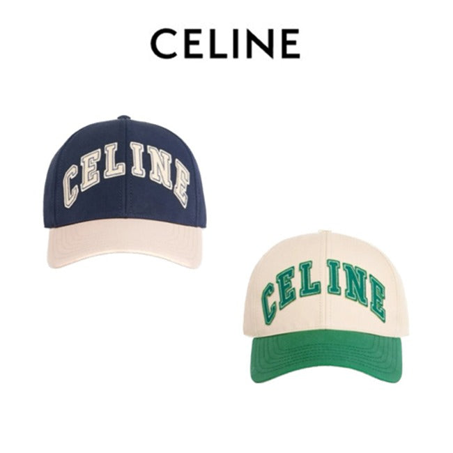 (국내배송) 셀린느 컬리지 배색 볼캡 ~3Color~