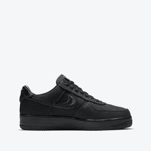 나이키 X 스투시 에어포스 1 로우 트리플 블랙