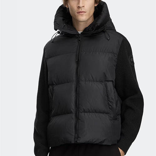 캐나다구스 하이브릿지 그로브 니트 후디 블랙