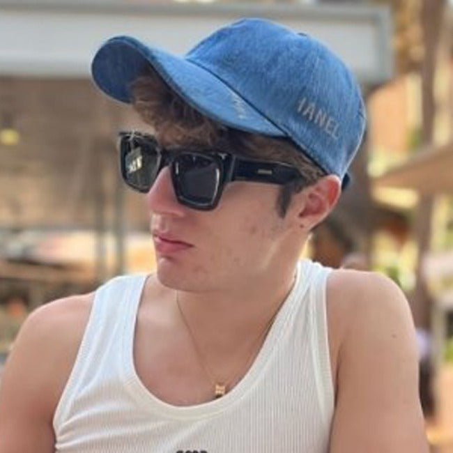 (국내배송, 당일출고) 샤넬 데님 빈티지로고 볼캡