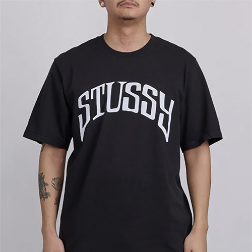 (국내배송) 스투시 아치드 오버핏 반팔 티셔츠 ~2Color~