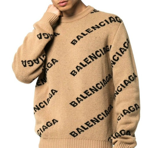 (국내배송, 당일출고) 발렌시아가 로고 크루넥 울 스웨터 ~2Color~