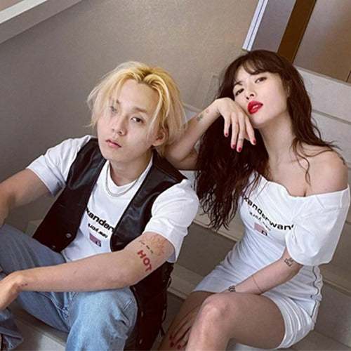 (국내배송, 당일출고) 알렉산더 왕 반팔 티셔츠 (이던, 현아, 장원영 착용)