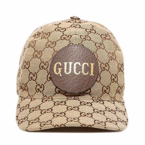 (국내배송, 당일출고) 구찌 슈프림 GG 캔버스 볼캡 베이지