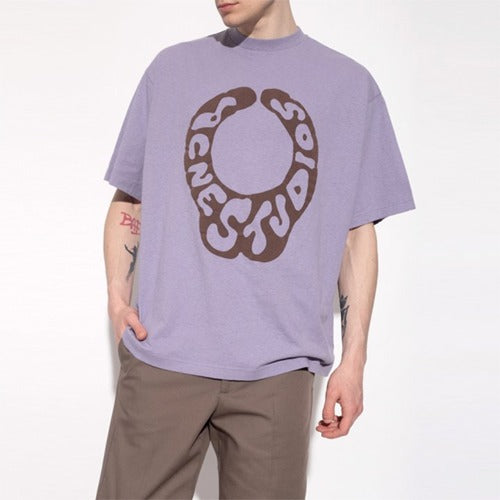 (국내배송) 아크네스튜디오 퍼플 크루넥 반팔티 - 당일출고 -