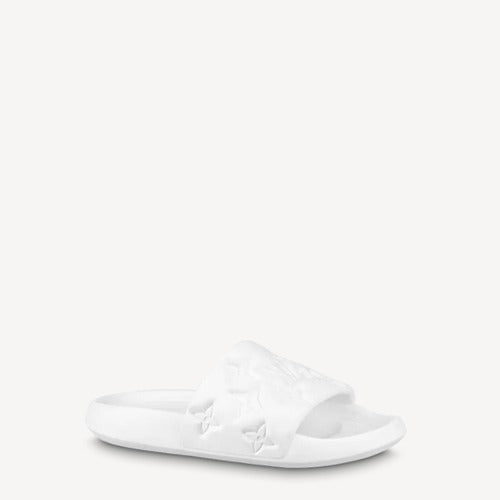 루이비통 워터프런트 뮬 슬리퍼 화이트