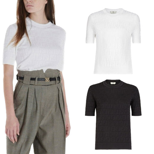 (국내배송) 펜디 비스코스 반팔 니트 ~2Color~