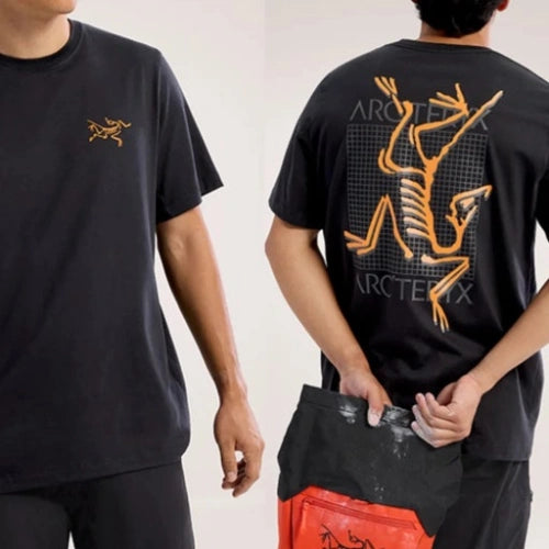 (국내배송) 아크테릭스 아크 멀티 버드 로고 반팔 티셔츠