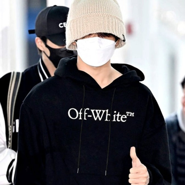 (국내배송, 당일출고) 오프화이트 부키쉬 후드 티셔츠