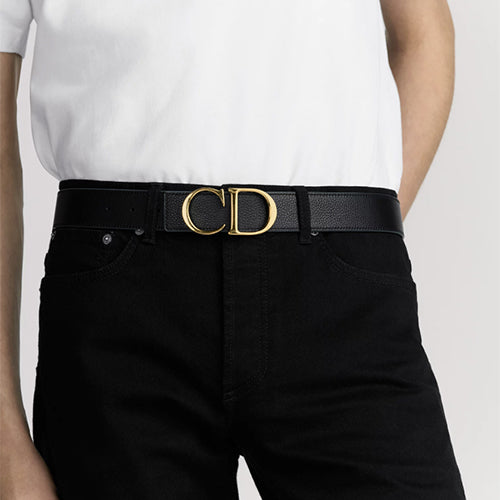 디올 CD 버클 리버시블 벨트 블랙/브라운  스트랩 ~4Color 버클~