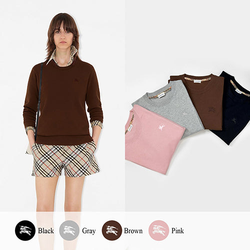 (국내배송, 당일출고) 버버리 기마 자수 크루넥 니트 (여성) ~4Color~