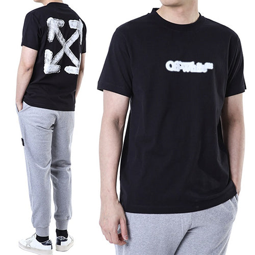 오프화이트 스프레이 애로우 프린트 티셔츠 ~2Color~