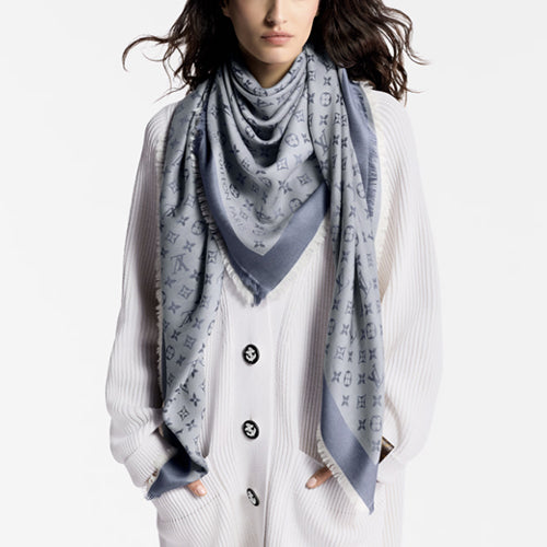 루이비통 모노그램 데님 숄 머플러