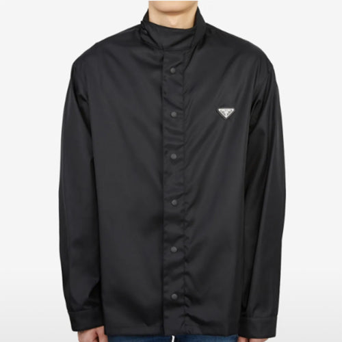 프라다 리나일론 셔츠 블랙