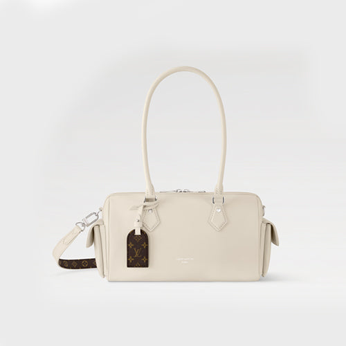 루이비통 스피디 카고 바이브 핸드백 화이트