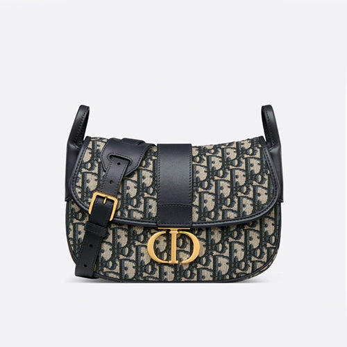 디올 30 몽테인 미디엄 숄더 크로스백 블루