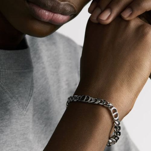 디올 CD 아이콘 슬림 체인 링크 팔찌