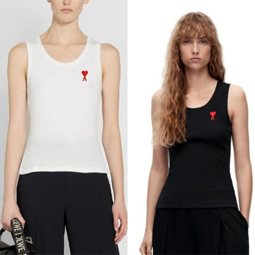 (국내배송) 아미 스몰레드하트 골지나시 ~2Color~