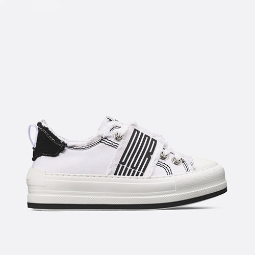 디올 워크앤디올 플랫폼 스니커즈 화이트