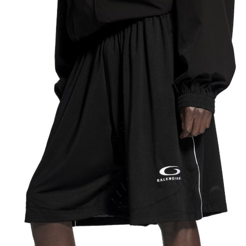 발렌시아가 오토모빌리 람보르기니 배기 쇼츠 블랙