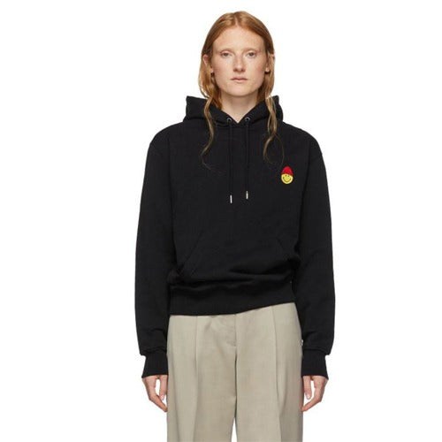 (국내배송) 아미(ami) 스마일리 패치 후드티셔츠