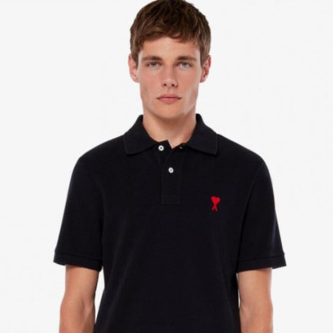 (국내배송, 당일출고) 아미 스몰 로고 카라 반팔 티셔츠 ~4Color~