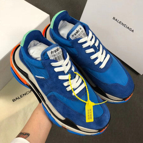 발렌시아가 트리플-S 블루