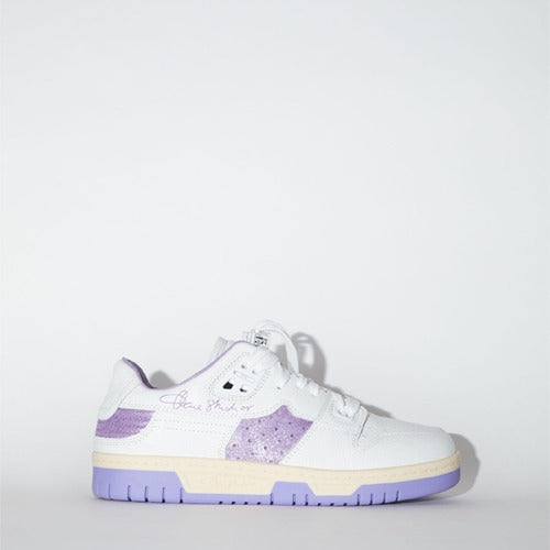 아크네 스튜디오 스크립트 로고 퍼플 스니커즈