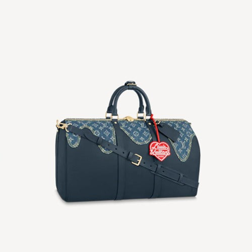 루이비통 니고 데님 키폴 반둘리에 50 백