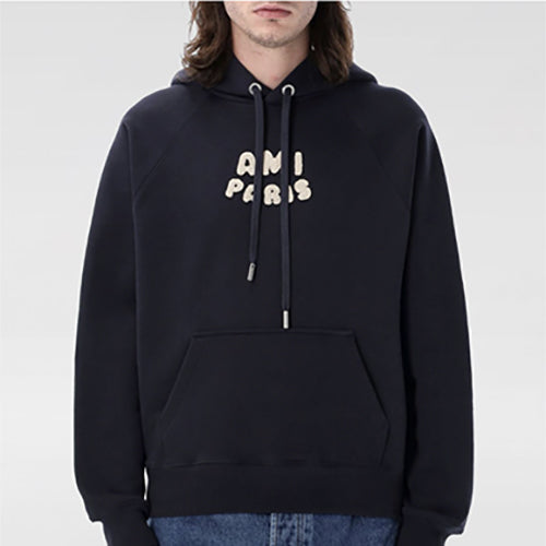 (국내배송) 아미 Ami Paris 니트 패치 후디 ~2Color~