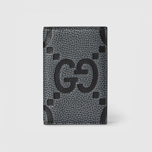 구찌 맥시 GG 카드 케이스지 그레이