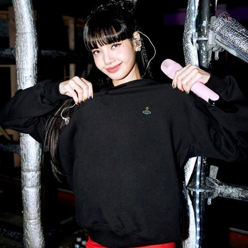 (국내배송, 당일출고) 비비안 웨스트우드 클래식 후드 티셔츠 (세븐틴, 블랙핑크리사 착용)