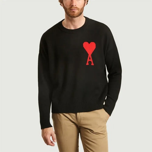 (국내배송) 아미 파리스 인타르시아 니트 ~5Color~