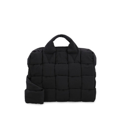 보테가베네타 패디드 테크 케이스 백 블랙