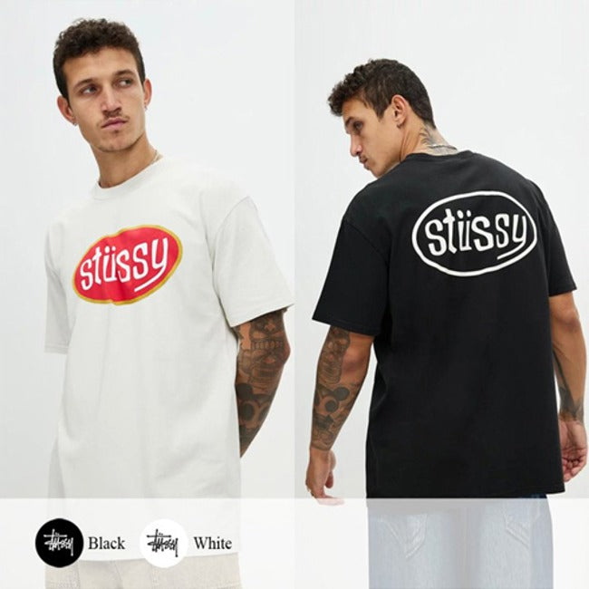 (국내배송, 당일출고) 스투시 PITSTOP 프린트 반팔 티셔츠 ~2Color~