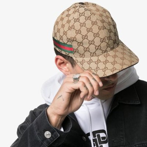 (국내배송, 당일출고) 구찌 웹 캔버스 볼캡 베이지 -재입고!!-