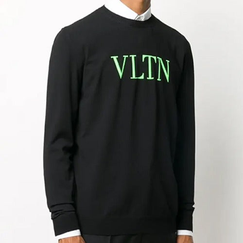 (국내배송)발렌티노 그린 로고 울 니트